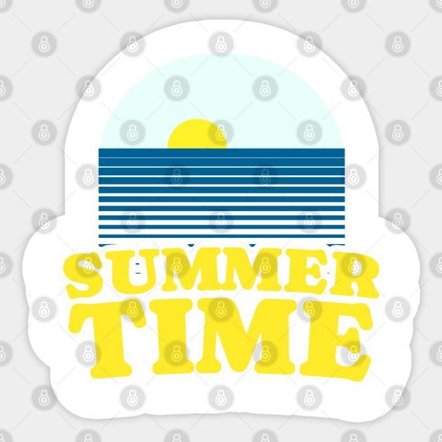 summer time Sticker by SiniDesignStudio